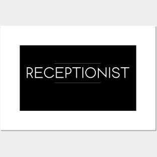 Receptionist Minimalist Design Posters and Art